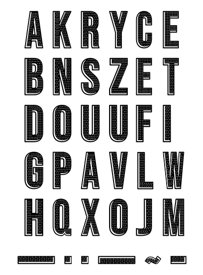 Abecedarios negro actual