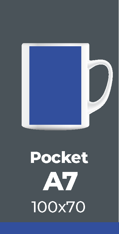 A7 100 x 70 mm