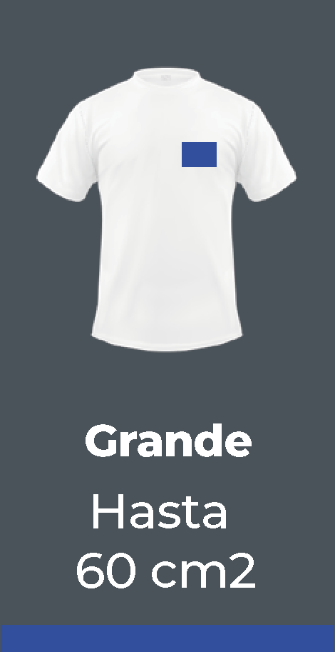 Grande: hasta 60 cm2