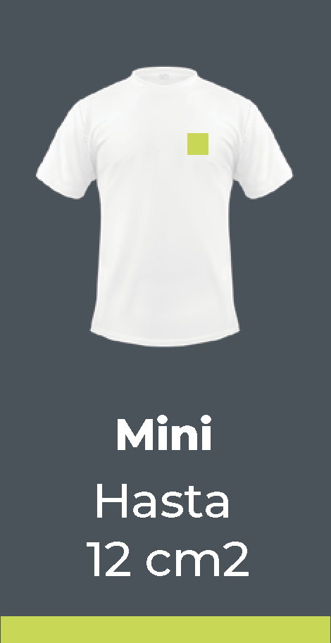 Mini: hasta 12 cm2